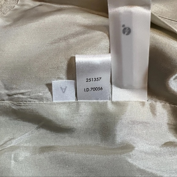 Ann Taylor Loft Linen Blazer Beige Cape Back Women's Size 8 - Picture 10 of 16